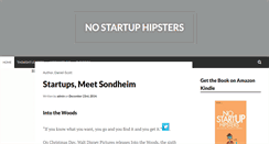 Desktop Screenshot of nostartuphipsters.com